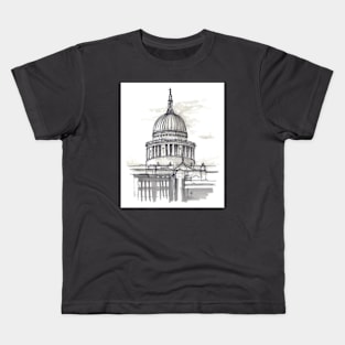 St Pauls - London - Sketch Kids T-Shirt